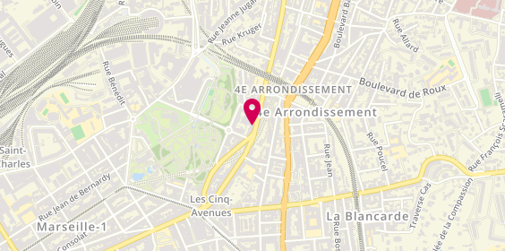 Plan de L'Agent Mobile, 71 avenue des Chartreux, 13004 Marseille