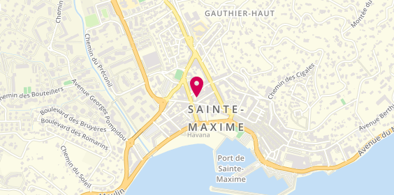 Plan de Agence Di Luca, 8 Rue Pierre Curie, 83120 Sainte-Maxime