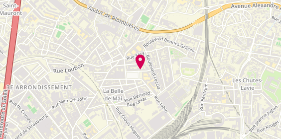 Plan de Apimmo, 25 place Bernard Cadenat, 13003 Marseille