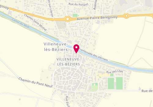Plan de Vives Immobilier, 26 Rue Rouvier, 34420 Villeneuve-lès-Béziers