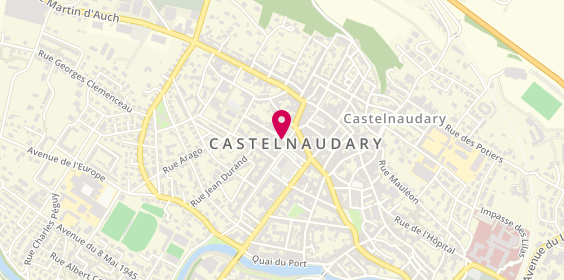Plan de L'Adresse, 21 place de la République, 11400 Castelnaudary