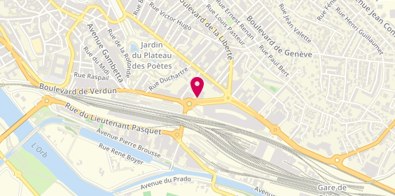 Plan de Citya Port Neuf Immobilier, 40 Boulevard de Verdun, 34500 Béziers