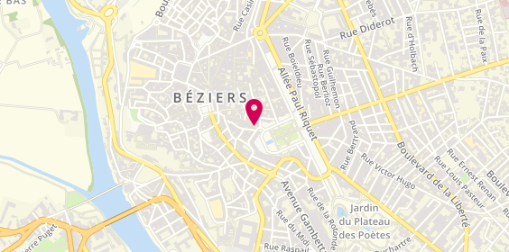 Plan de Agence Biterroise Immobilière, 22 Bis Boulevard Jean Jaurès, 34500 Béziers