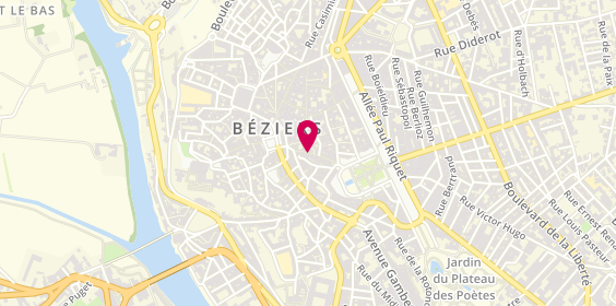 Plan de Hermes Immobilier, 12 Rue de la Citadelle, 34500 Béziers
