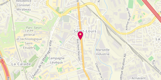 Plan de Agencia Immo, 81 avenue de Saint-Louis, 13015 Marseille