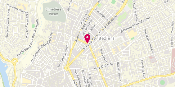 Plan de Jdsf Gestion, 37 Boulevard de Strasbourg, 34500 Béziers