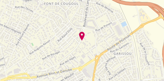 Plan de Atout Sud Immobilier, 38 Boulevard du Languedoc, 34500 Béziers