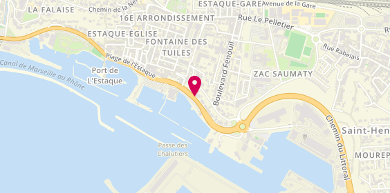Plan de Agence Brahic, 736 chemin du Littoral, 13016 Marseille