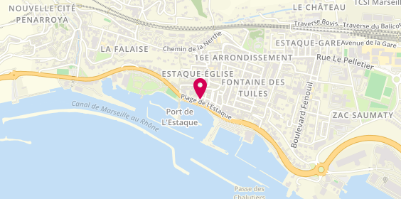 Plan de L'Immobilière Grand sud, 64 Boulevard de la Plage, 13016 Marseille