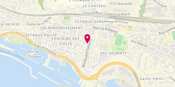 Plan de Cie de Gestion et de Sce Immobiliers, 46 Boulevard Fenouil, 13016 Marseille