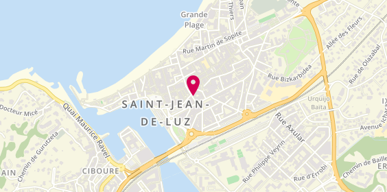 Plan de Agence Lafayette, 6 Rue Joseph Garat, 64500 Saint-Jean-de-Luz