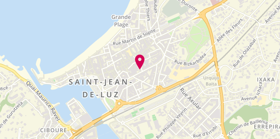 Plan de Agence immobilière Agence du Centre, 33 Boulevard Victor Hugo, 64500 Saint-Jean-de-Luz