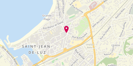 Plan de Agence Donibane Transaction, 1 Boulevard Thiers, 64500 Saint-Jean-de-Luz