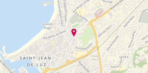Plan de Agence Duhart Immobilier, 58 Boulevard Victor Hugo, 64500 Saint-Jean-de-Luz