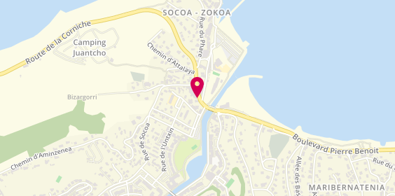 Plan de Carmen Immobilier Socoa, 73 Route de la Corniche, 64122 Urrugne