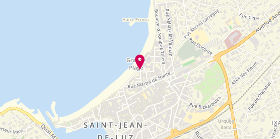 Plan de Agence de la Baie, Promenade Jacques Thibaud
La Pergola, 64500 Saint-Jean-de-Luz