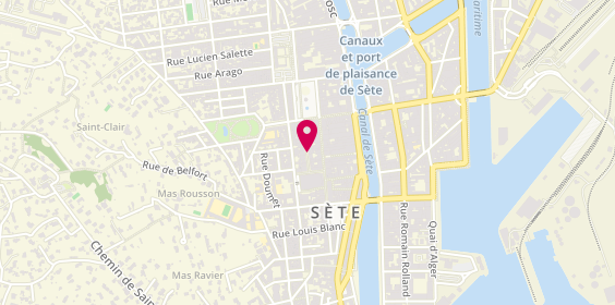 Plan de FONCIA | Agence Immobilière | Achat-Vente | Sète | Rue Alsace Lorraine, 8 Rue Alsace Lorraine, 34200 Sète