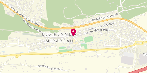 Plan de Fiorimmo | Agence immobilière Les Pennes Mirabeau, 6 avenue Victor Hugo, 13170 Les Pennes-Mirabeau
