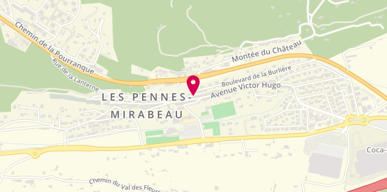 Plan de Orpi Sud Est Immo Agence des Pennes, 7 avenue Victor Hugo, 13170 Les Pennes-Mirabeau