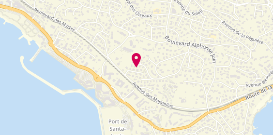 Plan de Jstreet agence immobiliere, 233 avenue du Logis d'Azur, 83700 Saint-Raphaël