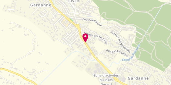 Plan de Agence du Pays d'Aix - Groupe Pons Cavelier, 221 avenue du Pilon du Roy, 13120 Gardanne