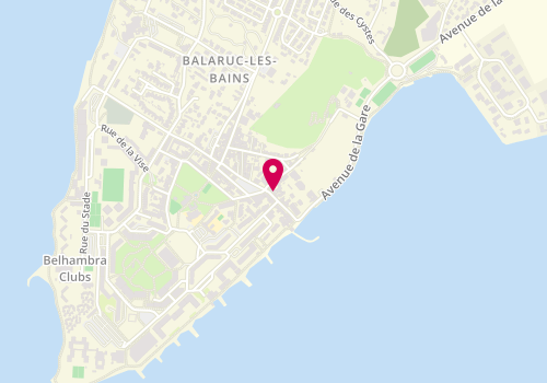 Plan de Alonso Immobilier, 35 avenue du Port, 34540 Balaruc-les-Bains