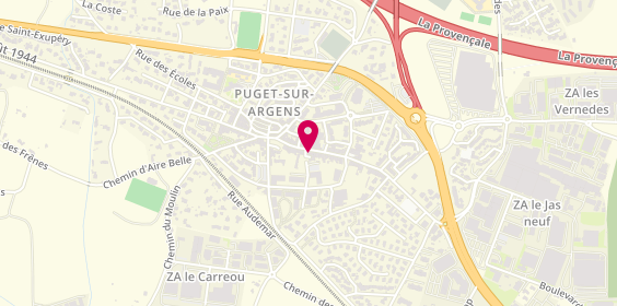 Plan de Ixe Immobilier, 132 Rue du Général de Gaulle, 83480 Puget-sur-Argens