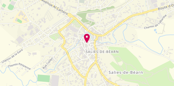 Plan de Human Immobilier, 18 place de la Trompe, 64270 Salies-de-Béarn