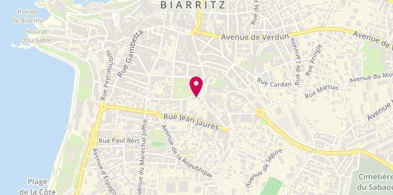 Plan de Agence First Immobilier Biarritz, 42 avenue Carnot, 64200 Biarritz