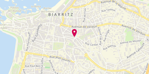 Plan de Citya Defoly Immobilier, 5 place de la Libération, 64200 Biarritz