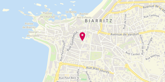 Plan de Globe Immobilier, 17 Rue des Halles, 64200 Biarritz