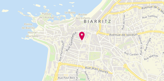 Plan de Yannick Bidart - Cabinet d'Expertis, 20 Rue Broquedis, 64200 Biarritz
