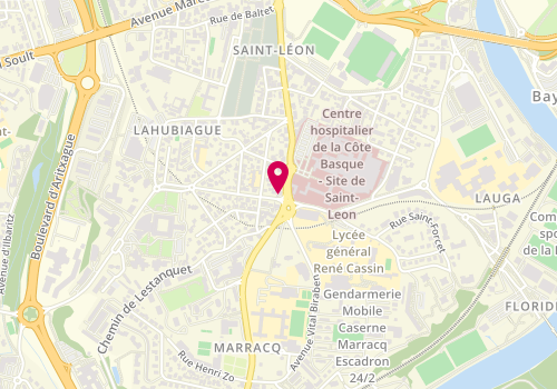 Plan de Carmen Immobilier Marracq, 18 avenue de l'Interne Jacques Loeb, 64100 Bayonne
