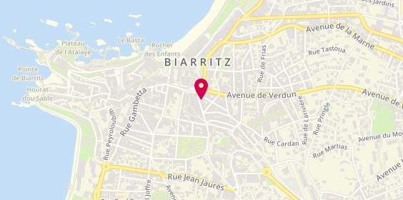 Plan de S.E.T.I.M Immobilier, 1 avenue du Maréchal Foch, 64200 Biarritz