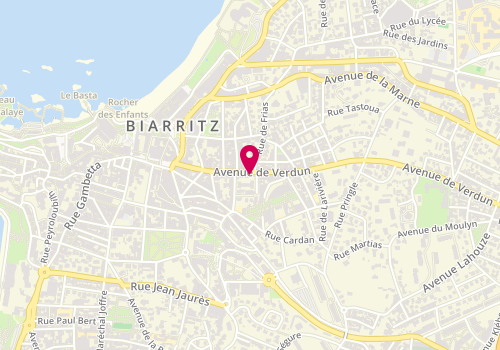 Plan de Laforet Immobilier, 26 avenue de Verdun, 64200 Biarritz