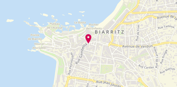 Plan de AJP Mateille Immobilier, 3 Rue Gambetta, 64200 Biarritz
