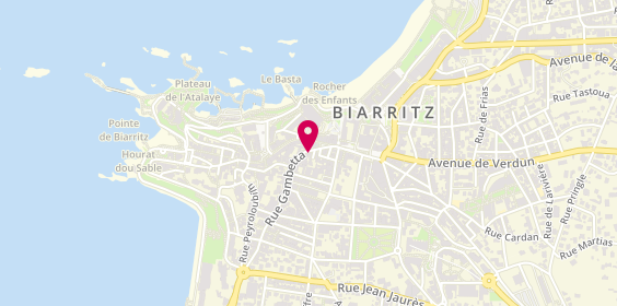 Plan de Agence Gambetta, 5 Rue Gambetta, 64200 Biarritz