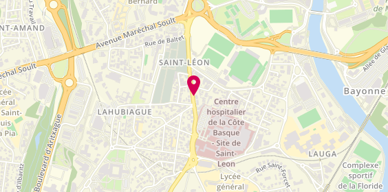Plan de Agence Saint-Léon, 15 Raymond de Martres, 64100 Bayonne