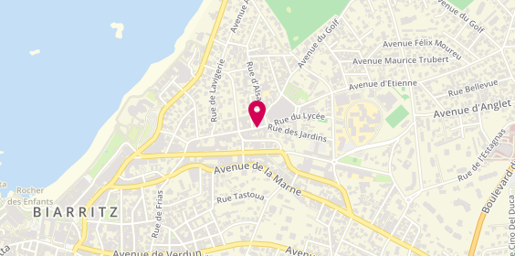 Plan de Lpi Gestion, 20 Rue de la Bergerie, 64200 Biarritz