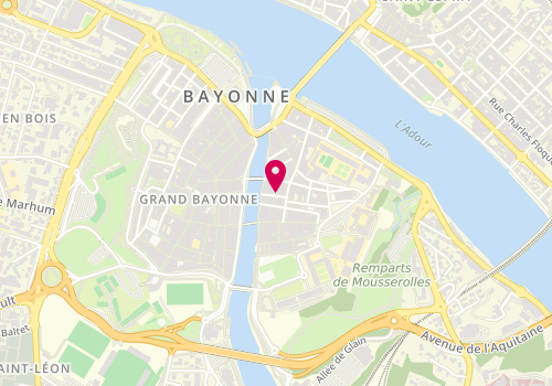 Plan de Le P'tit Syndic, 7 Rue de Coursic, 64100 Bayonne