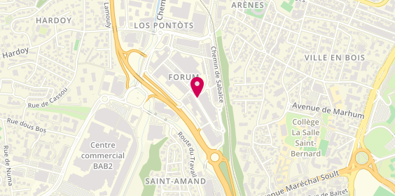 Plan de LODYSIA CONSEIL Immobilier Professionnel Bayonne - Anglet - Biarritz, 14 Rue Raoul Perpere, 64100 Bayonne