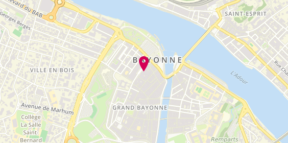 Plan de Agence immobilière Nexity, Rue Thiers, 64100 Bayonne