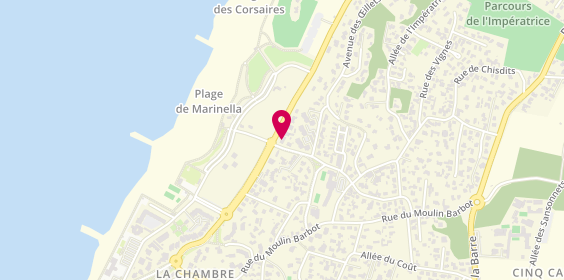 Plan de Andre Garreta Immobilier -France Europe Immobilier, 38 Bis Boulevard des Plages, 64600 Anglet