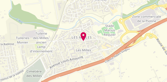 Plan de Cryza Immobilier Aix - Les Milles, 46 avenue Roger Chaudon, 13290 Aix-en-Provence