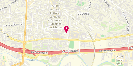 Plan de Agence Immobiliere de Rafael, 12 Rue Paul Guigou, 13100 Aix-en-Provence