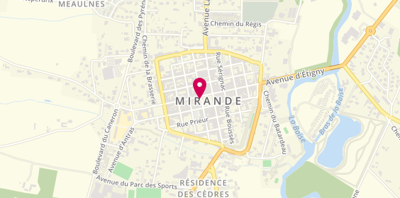 Plan de Square Habitat Mirande, 14 place d'Astarac, 32300 Mirande