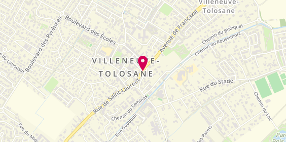 Plan de L'Immobilier Toulousain, 2 Rue Saint-Laurent, 31270 Villeneuve-Tolosane