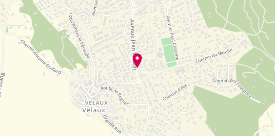 Plan de AIXTY Immobilier Velaux | Gestion - Location - Transaction immobilières, 84 avenue Jean Moulin, 13880 Velaux