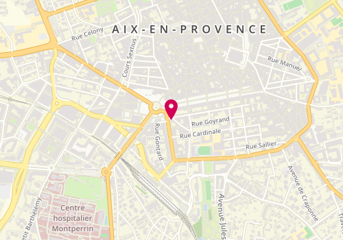 Plan de Immobilière Sextius Mirabeau, 1-3 avenue Victor Hugo, 13100 Aix-en-Provence