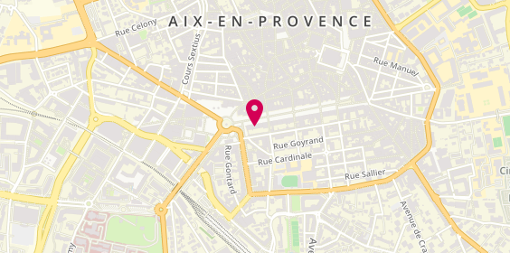 Plan de L'Agence d'Aix-en-provence, 6 Cr Mirabeau, 13100 Aix-en-Provence